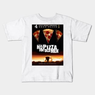 No Pizza For Old Men Kids T-Shirt